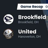 Football Game Recap: Brookfield Warriors vs. United Golden Eagles