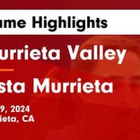 Murrieta Valley takes loss despite strong efforts from  Yulissa Cusworth and  Haley Farrell