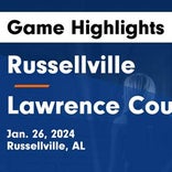 Basketball Game Recap: Lawrence County Red Devils vs. Russellville Golden Tigers