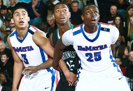 DeMatha seniors James Robinson (3) and Jerami Grant (25) will look to close their WCAC careers strong with a win over Paul VI in Monday's tournament title game.
