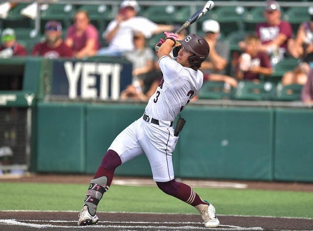 A likely late first-round pick in the MLB Draft, Blake Mitchell batted .452 during Sinton's 37-4 campaign with 15 doubles, six home runs and 41 RBI. (Photo: Jim Parker)