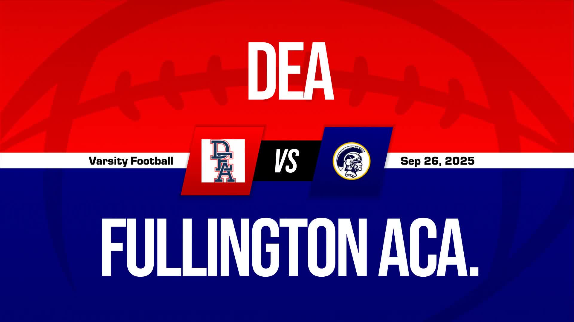 Football Recap: Fullington Academy Takes a Loss + How To Watch
