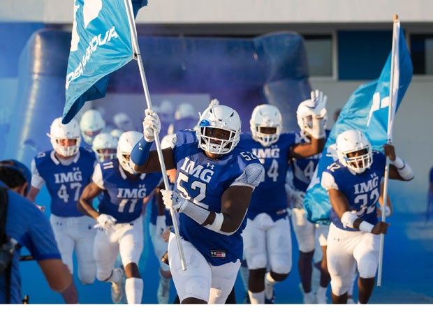 IMG Academy carries the flag as No. 1 team in the country heading into the 2020 football season. 