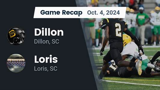 Football Recap: Dillon Takes a Loss