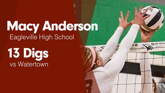 Macy Anderson Game Report: vs Fayetteville