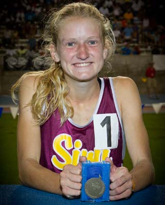 Baxter is indeed No. 1 ... in every race she has run inher high school career.