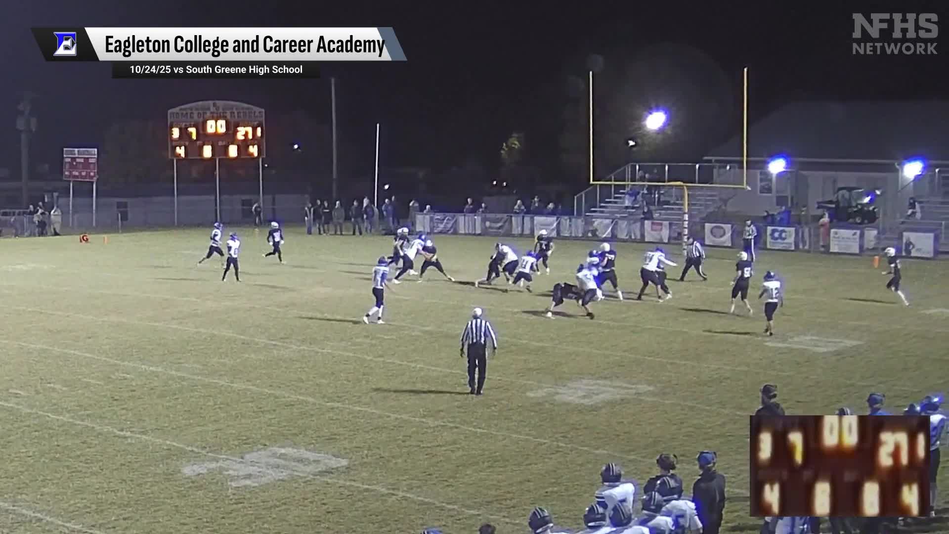 Football Recap: Eagleton College & Career Academy Piles Up the Points Against Oneida + How To Watch