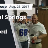Football Game Preview: Central Springs vs. West Fork
