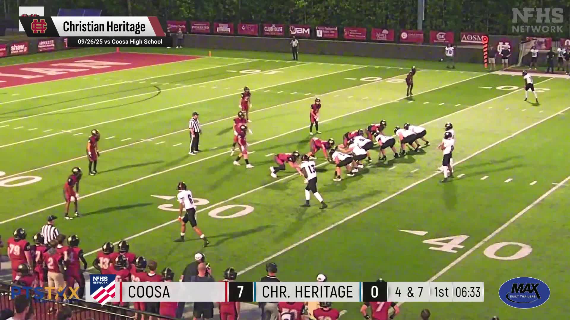 Football Recap: Christian Heritage Piles Up the Points Against Armuchee