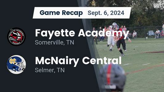 Football Game Preview: Fayette Academy Hits the Road