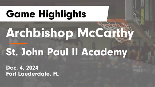 Basketball Recap: St. John Paul II Academy's Loss Ends Six-Game 