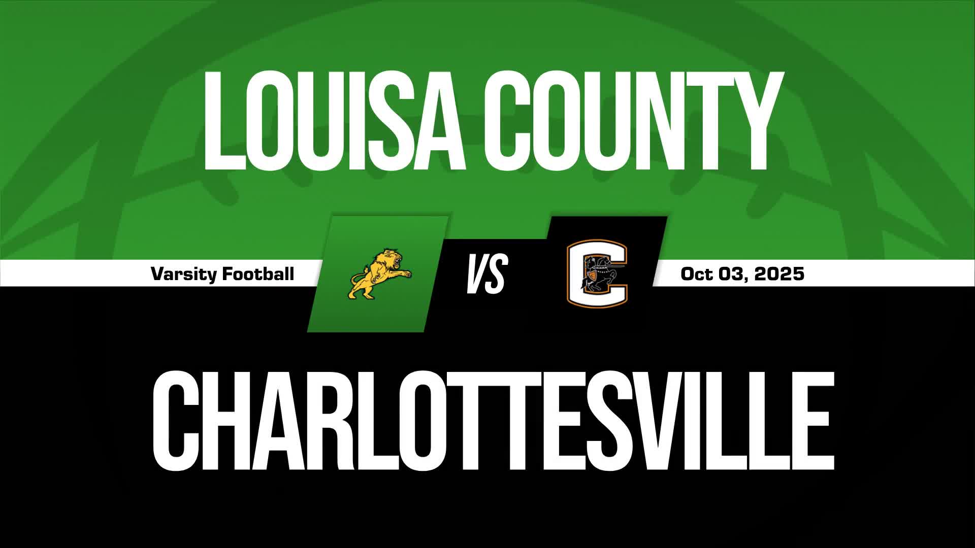 Football Game Preview: Charlottesville Black Knights vs. Western Albemarle Warriors + How To Watch