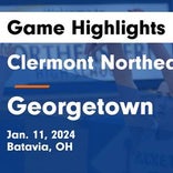 Georgetown takes loss despite strong efforts from  Morgan Preston and  Emily Bertram