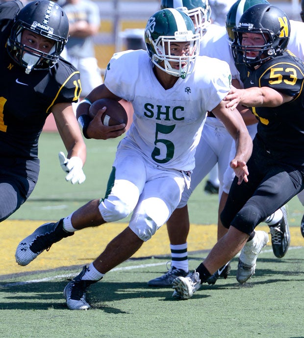 Many Pac-12 schools are looking at Jamar Williams-Sheppard, a senior at Sacred Heart Cathedral, as both a linebacker and running back.
