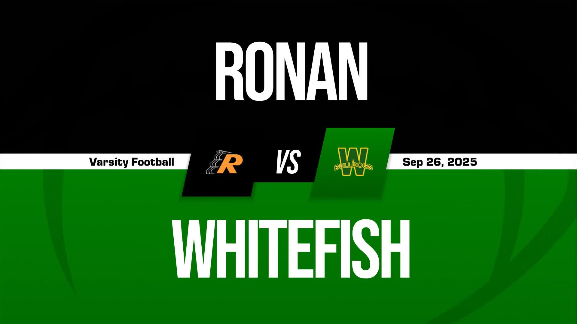Football Game Preview: Whitefish Bulldogs vs. Polson Pirates + How To Watch