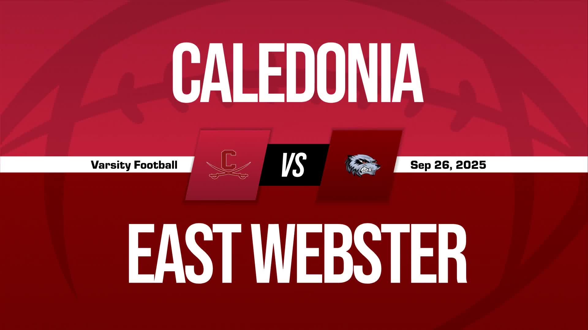 Football Recap: Caledonia Gets the Win