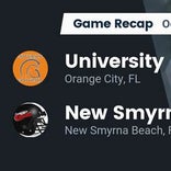 University vs. New Smyrna Beach