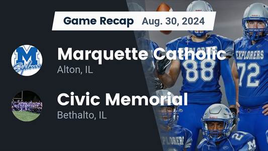 Football Game Preview: Marquette Catholic Plays at Home