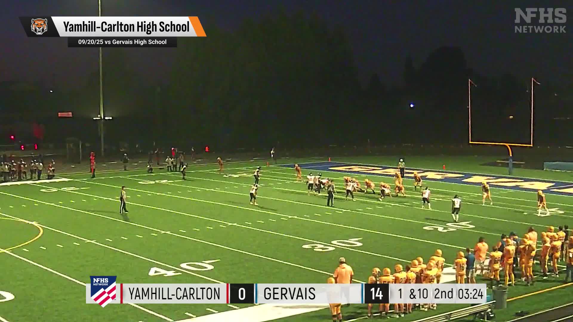 Football Game Preview: Yamhill-Carlton Tigers vs. Banks Braves + How To Watch