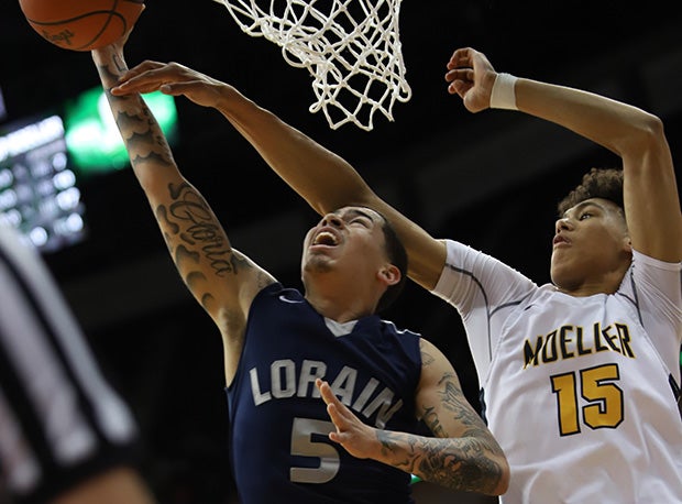 Moeller's Jaxson Hayes (Texas recruit) had 16 points, 13 rebounds and three blocks in a D-I semifinal win over Lorain.