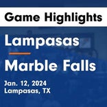 Basketball Game Recap: Lampasas Badgers vs. Marble Falls Mustangs