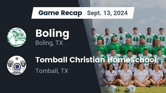 Football Recap: Tomball Christian HomeSchool Comes Up Short