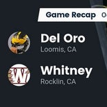 Football Game Recap: Whitney Wildcats vs. Del Oro Golden Eagles