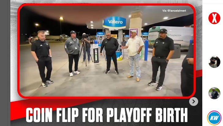 Gas station coin flip decides playoff spot