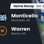 Warren beats Monticello for their ninth straight win