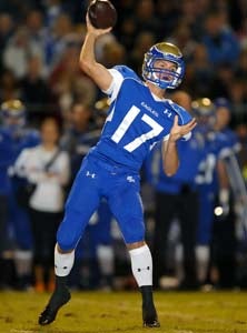 Sweet outdueled Ryan McMahon interms of yardage but also tossed aninterception.