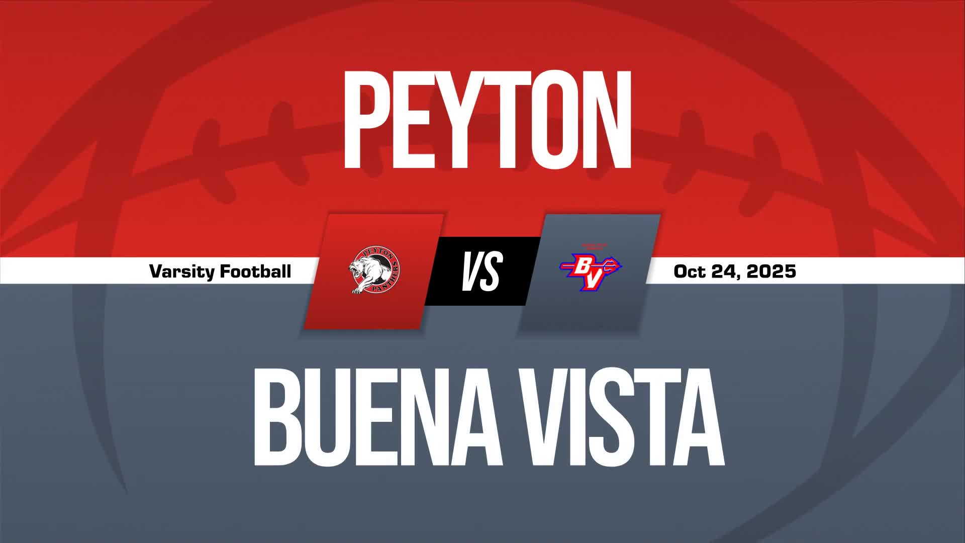 Football Game Preview: Peyton Panthers vs. Ellicott Thunderhawks