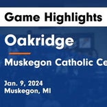 Muskegon Catholic Central skates past Crossroads Charter Academy with ease