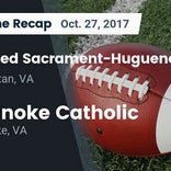 Football Game Preview: Blessed Sacrament-Huguenot vs. Roanoke Ca