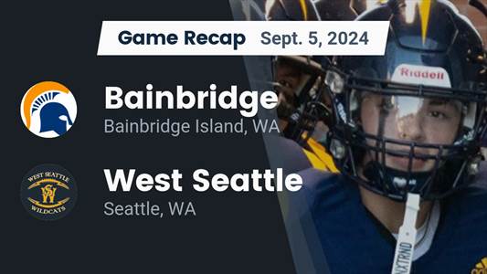 Football Recap: West Seattle Comes Up Short  at Home Against Bainbridge