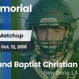 Football Game Recap: Hanson Memorial vs. Highland Baptist Christ