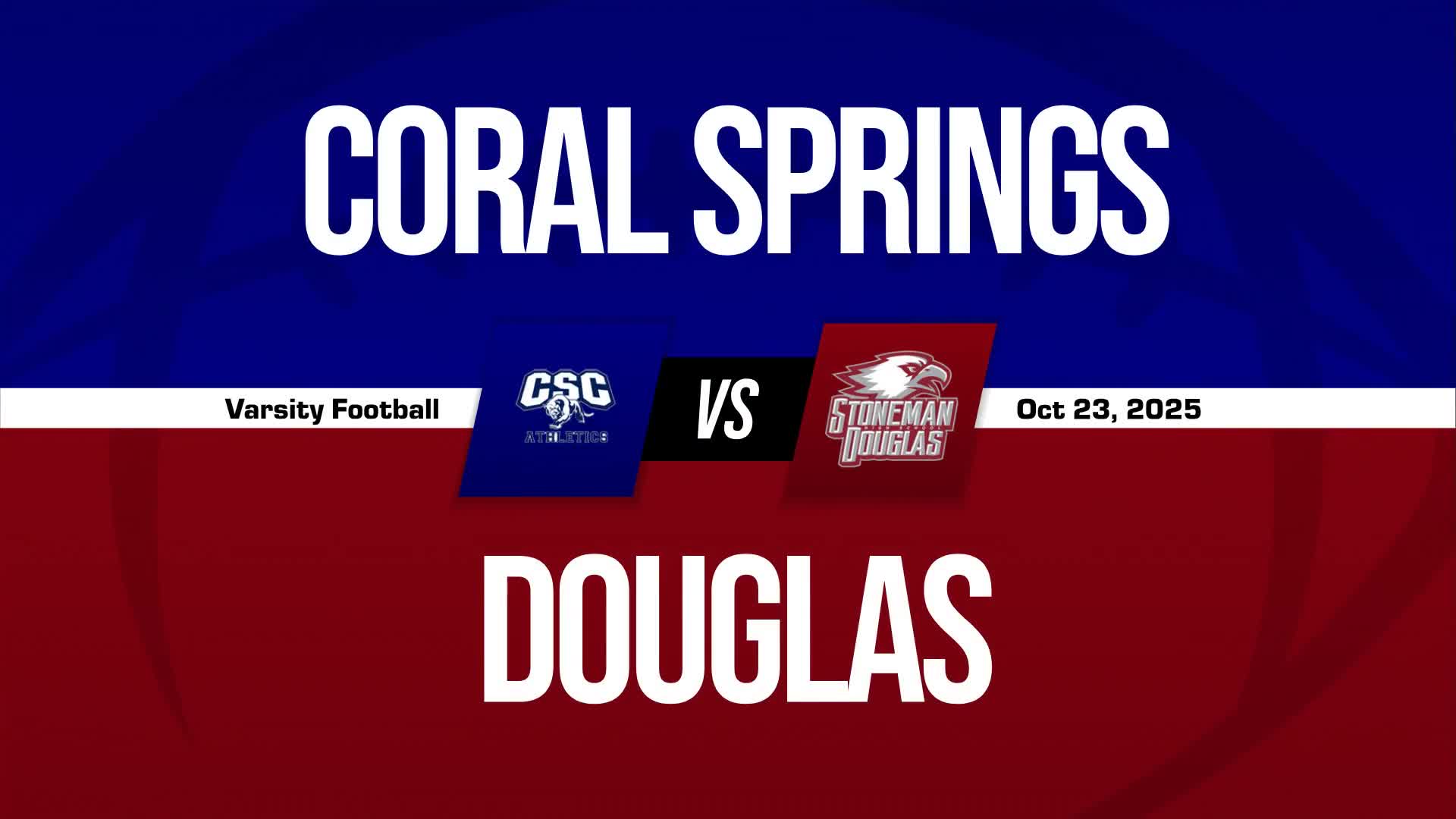 Football Game Preview: Stoneman Douglas Eagles vs. Coconut Creek Cougars