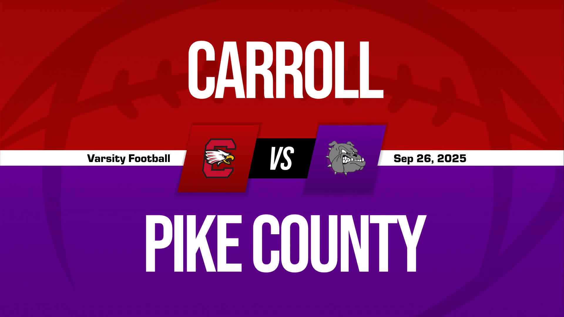 Football Recap: Carroll Comes Up Short