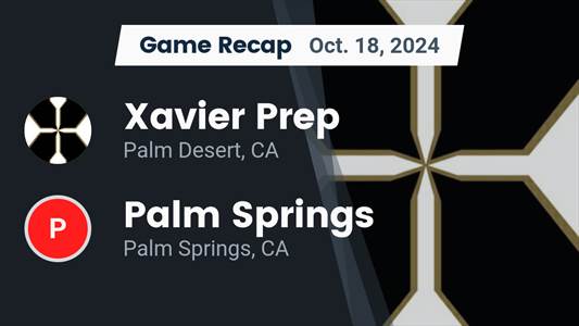 Football Recap: Xavier Prep Comes Up Short