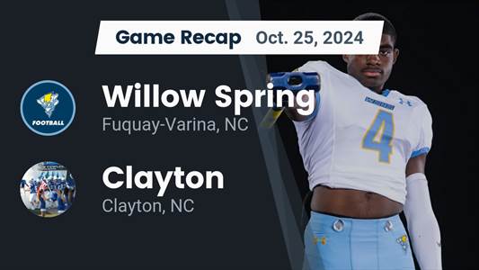 Football Recap: Willow Spring Triumphant Thanks to a Strong Effort from  Chayson Ingram-Gray