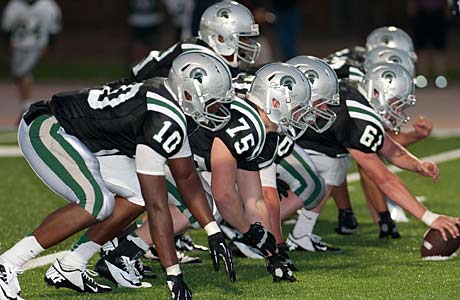 De La Salle takes the field against St. Mary's on Friday night.