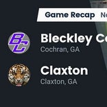 Football Game Recap: Claxton Tigers vs. Bleckley County Royals