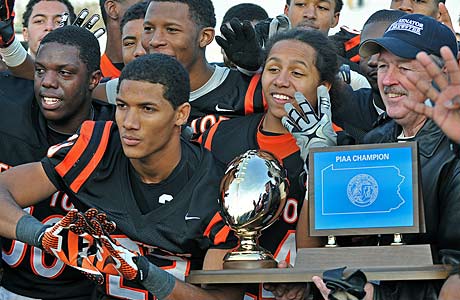 Clairton celebrated its 63rd consecutive win and fourth-straight Pennsylvania state title on Friday afternoon.
