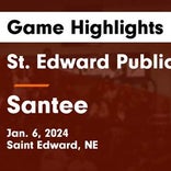 Santee piles up the points against St. Edward