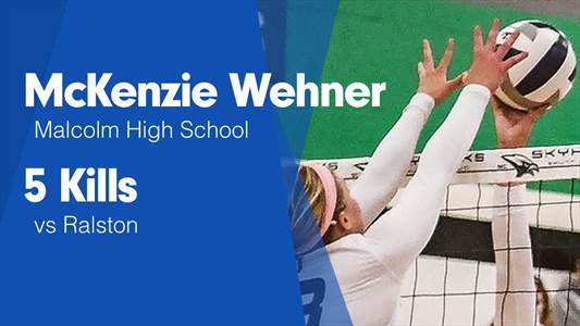 Mckenzie Wehner Game Report: vs Nebraska City