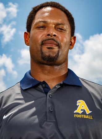 Head coach Roger Harriott