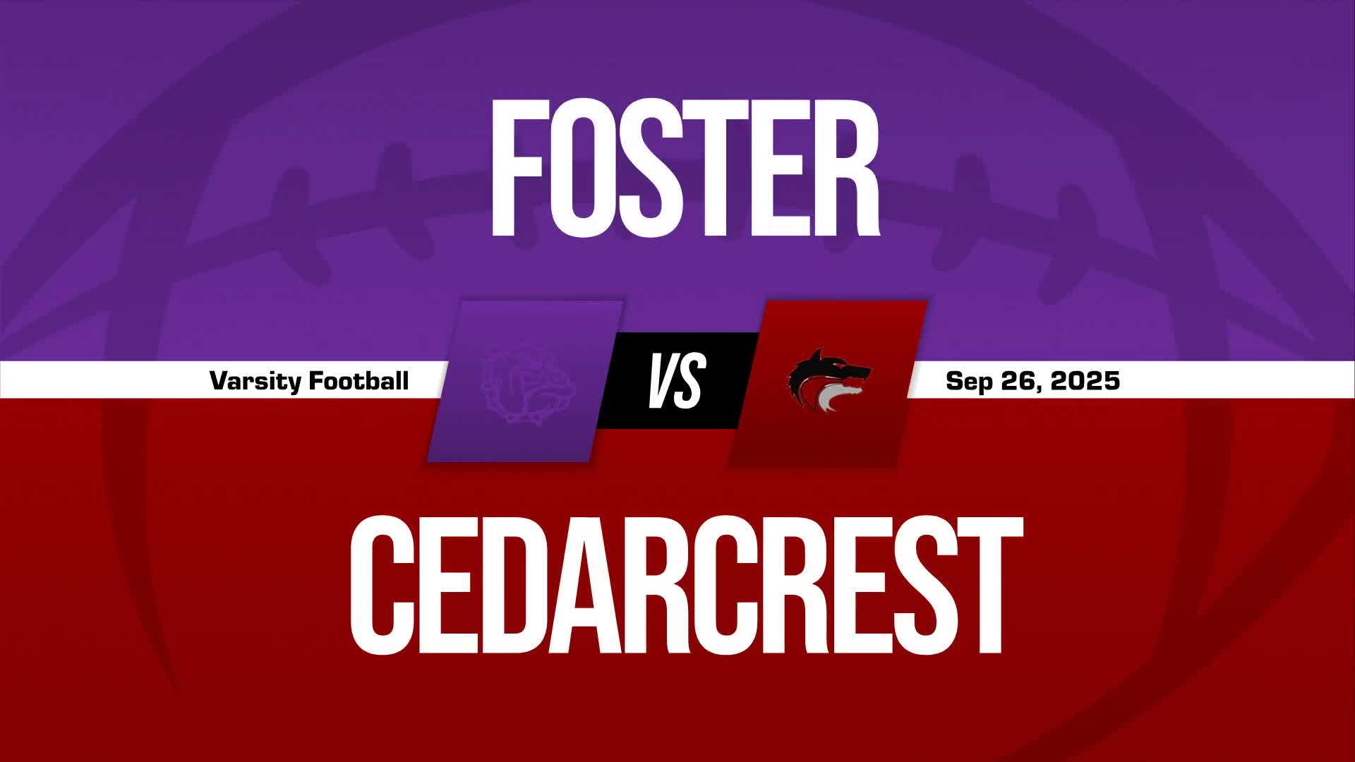 Football Recap: Make It Three in a Row for Cedarcrest