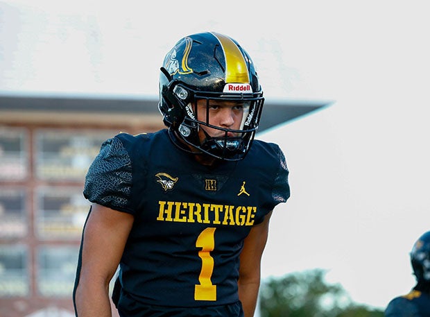 American Heritage wide receiver Brandon Inniss helped lead the Patriots to a win over Los Alamitos Saturday.