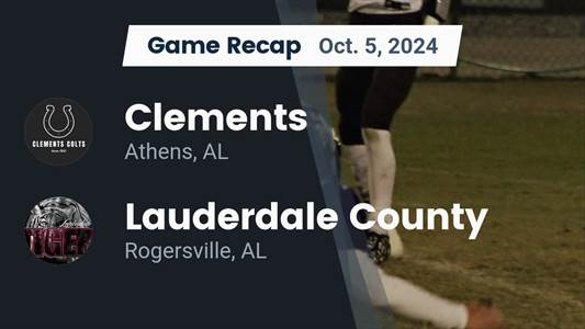 Football Game Preview: Clements Colts vs. Colbert County Indians
