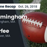 Football Game Preview: Framingham vs. Medfield