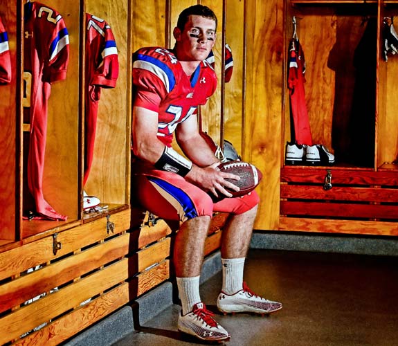 Cord Sandberg is one of the nation's top quarterbacks, and he'll be the guy leading the Manatee offense yet again.